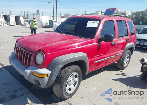 2003 Jeep Liberty Sport из США, поврежденный, VIN 1J4GL48KX3W674641